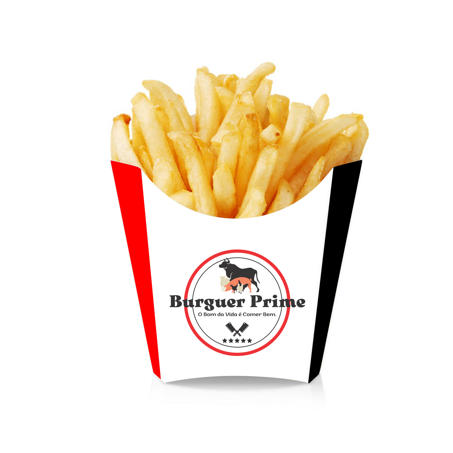Caixa de Batata Frita MC - M - ( 15 x 9,5 x 5,5 ) - 1.000 Unidades