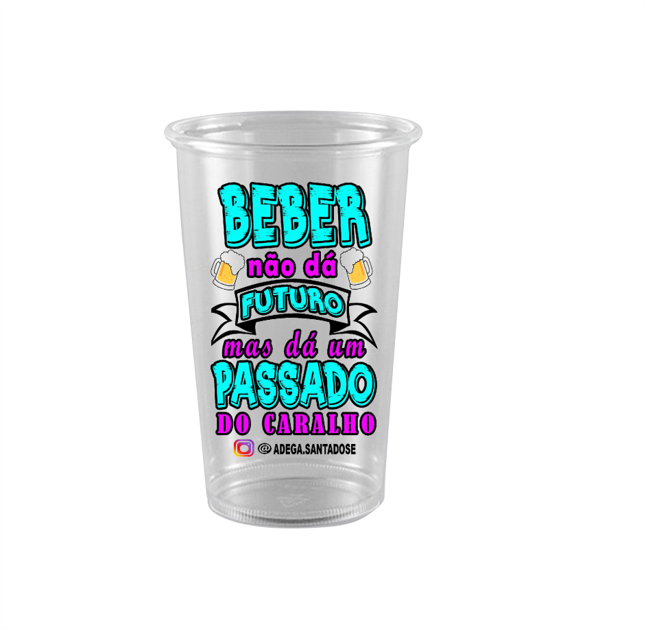Descartável Personalizado Colorido - 700ml - 1.000 unidades