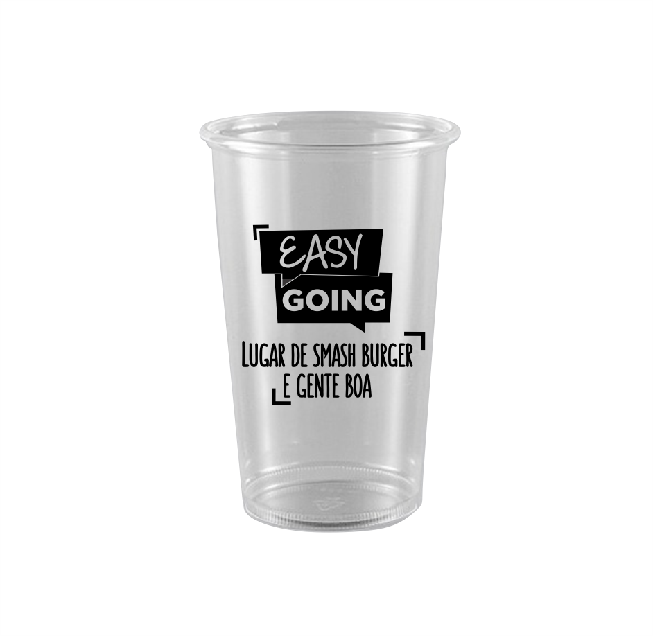 Copo Descartável Personalizado - 500ml - 1.000 unidades