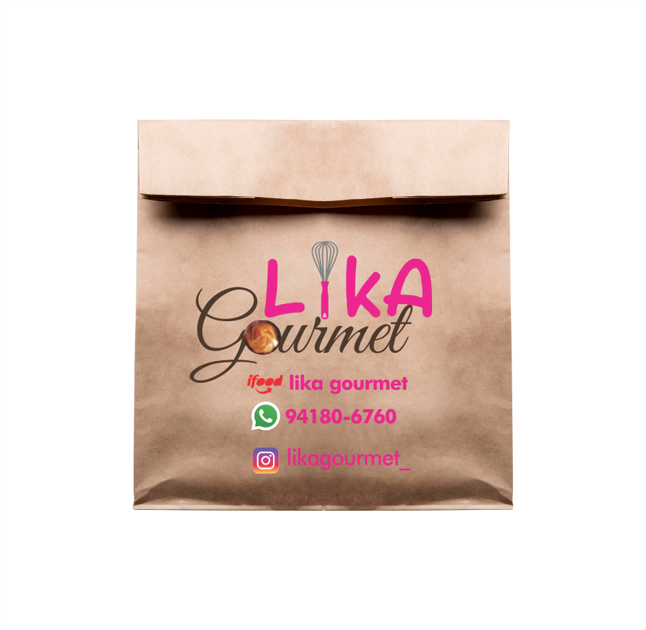 Saco Kraft Personalizado - G (40x24x14) - 3.000 Unidades Colorido