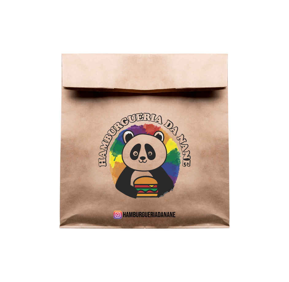 Saco Kraft Personalizado - M (28x24x14) - 10.000 Unidades Colorido