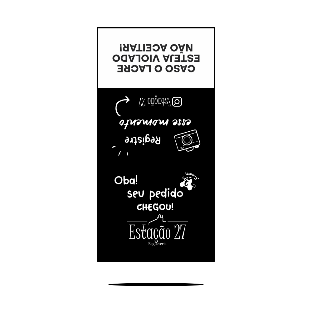 Lacre de Segurança Personalizado - 10.000 unidades