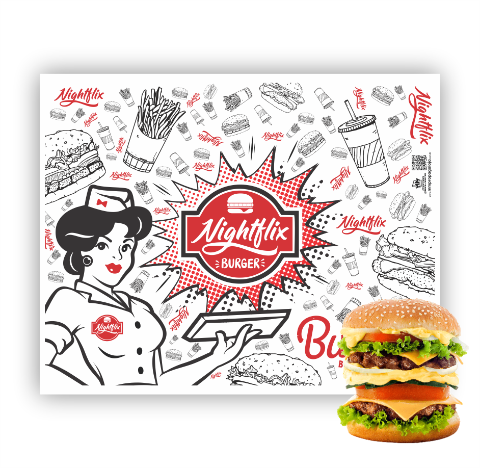 Papel Acoplado Personalizado 40cm x 50cm - 5.000 unidades