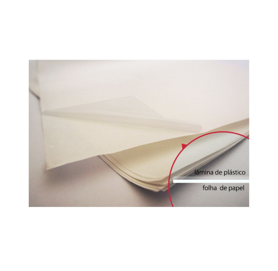 Papel Acoplado Personalizado 30cm x 40cm - 10.000 unidades