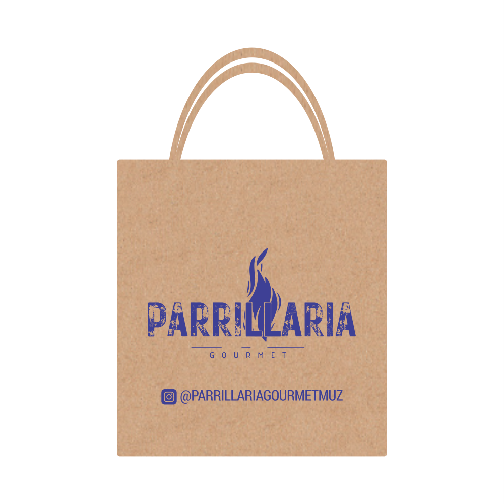 Sacola Kraft Personalizada - P (22x20x09) - 3.000 Unidades