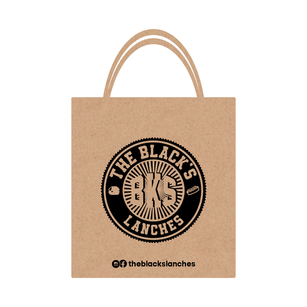 Sacola Kraft Personalizada - GG (33x31x18) - 500 Unidades