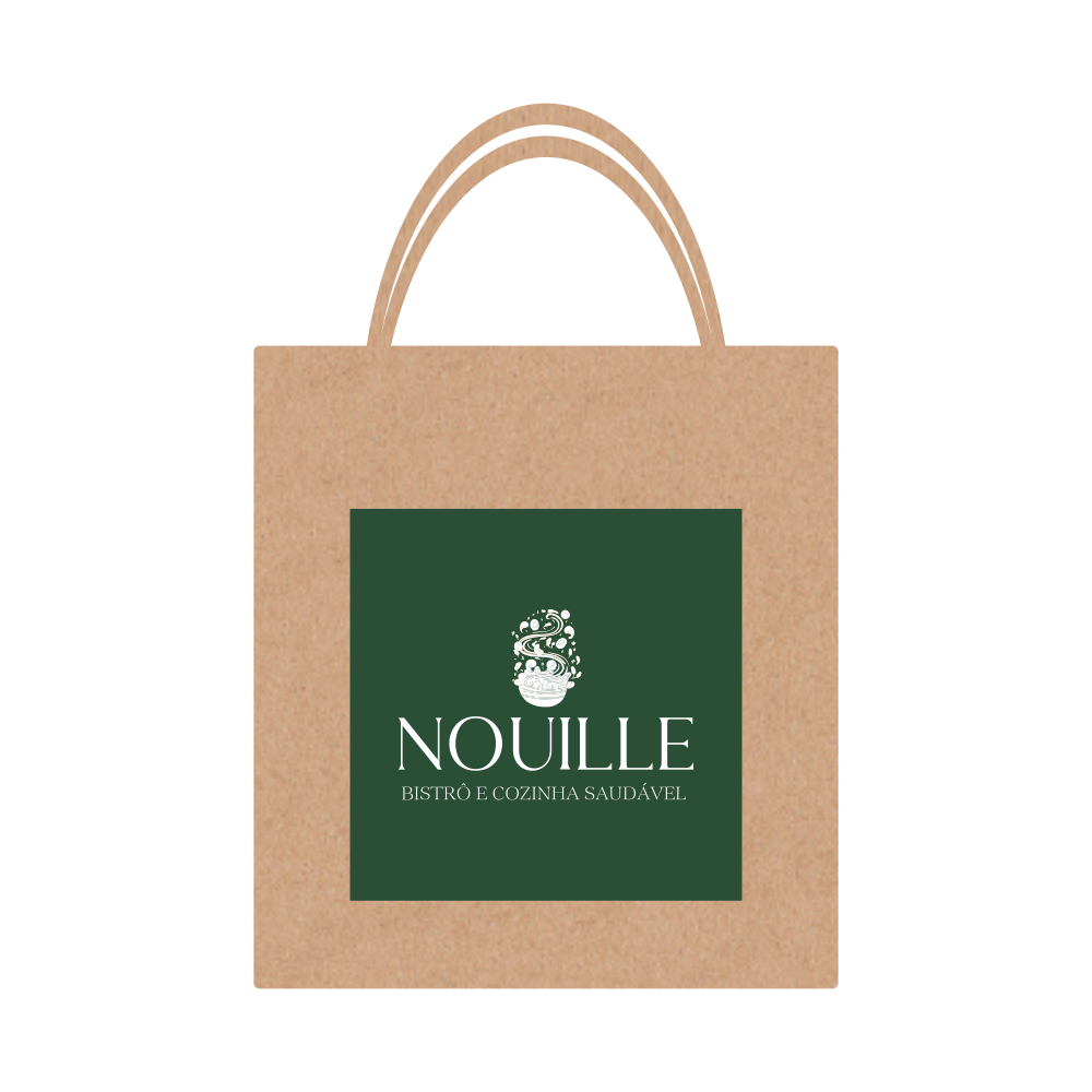 Sacola Kraft Personalizada - G (40x24x14) - 3.000 Unidades