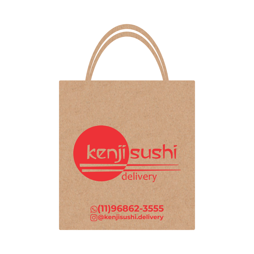 Sacola Kraft Personalizada - P (22x20x09) - 1.000 Unidades