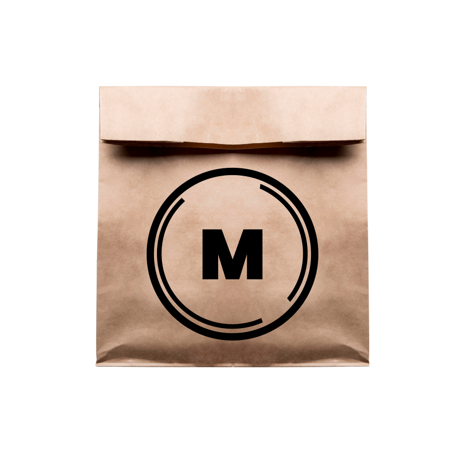 Saco Kraft Liso - M (28x24x14) - 1.000 Unidades