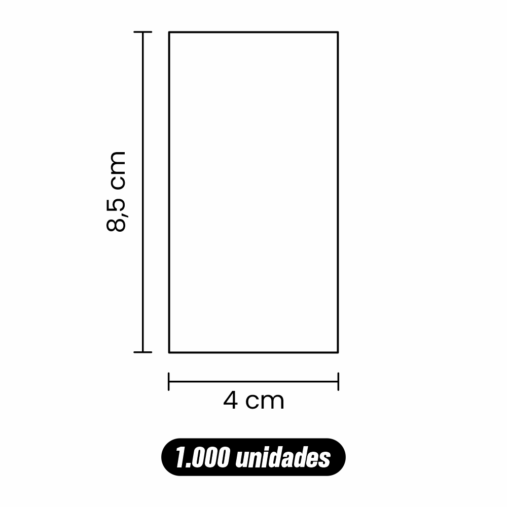 Lacre de Segurança Personalizado - 1.000 unidades