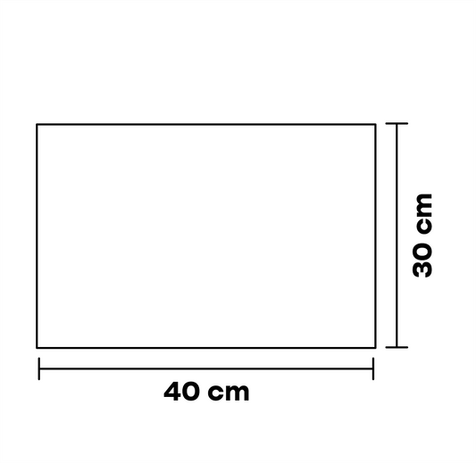 Papel Acoplado Personalizado 30cm x 40cm - 10.000 unidades